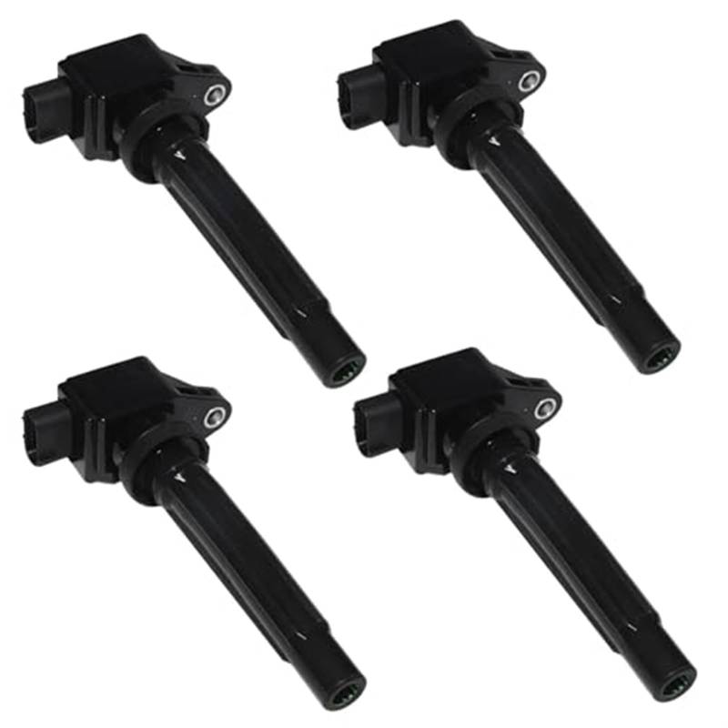 Wivplex Zündspule Auto-Zündspulen for Grand Vitara 2.0 2.7L 2006-2008 3340065J00 33400-65J00 Zündspulenpaket Auto-Zündspule(Black 4pcs) von Wivplex