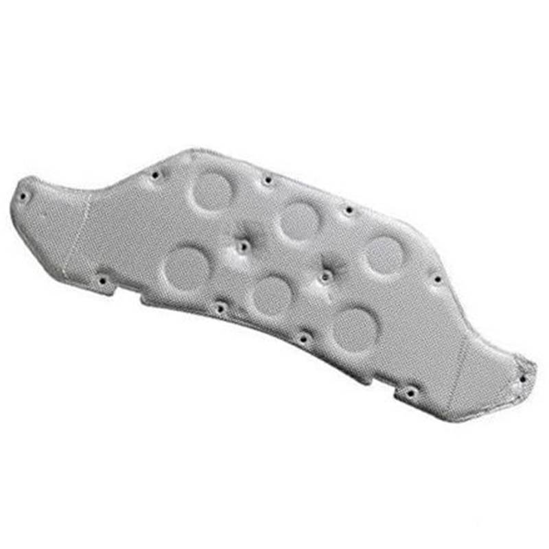 Wivplex for Mercedes, for Benz, GLA H247 2020, Auto-Front-Motorhauben-Isolierung, Wattepad, Schallwärmematte, schalldichte Baumwolle mit Schnalle Schalldämpfer-Pad(Silver) von Wivplex