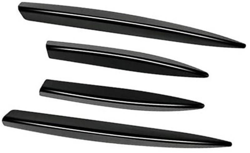 Wivplex for Mercedes-Benz, A-Klasse W177 A200 A35, for AMG 2023+ Auto-Frontstoßstangen Lip Air Vent Spoiler Canards Splitter ABS Spoiler Frontlippendiffusor(Black Glossy Black) von Wivplex