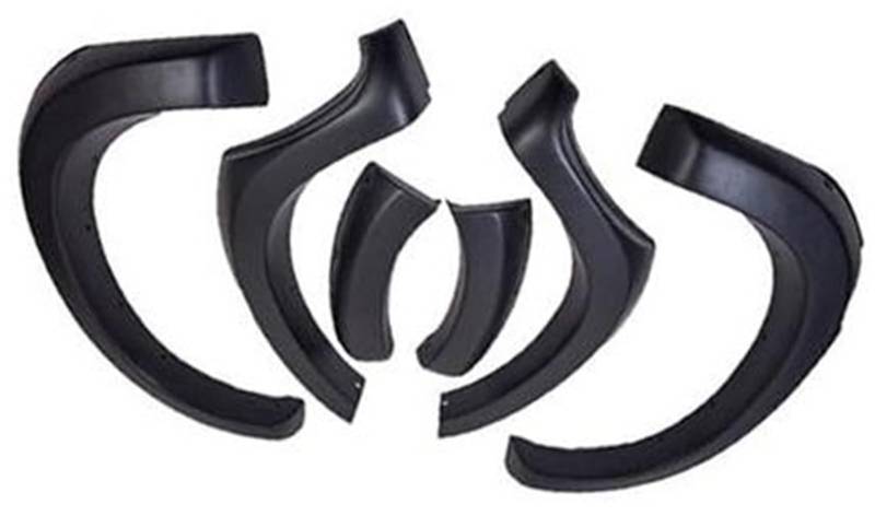 Wivplex for Toyota, Hilux Vigo 2012-2014 Auto Flare Rad Augenbraue Schutz Lip Trim Kotflügel Splash Arch Guard Zubehör Erweiterte Radkastenabdeckungen von Wivplex