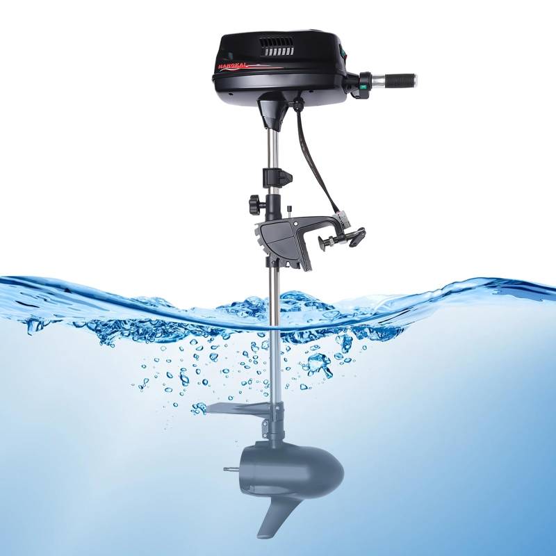 Bootsmotor 12V Aussenborder Elektromotor Outboard Motor Außenbordmotor Aussenborder Lenker Außenborder Angelmotor für Boote Fishing von Wiyuer