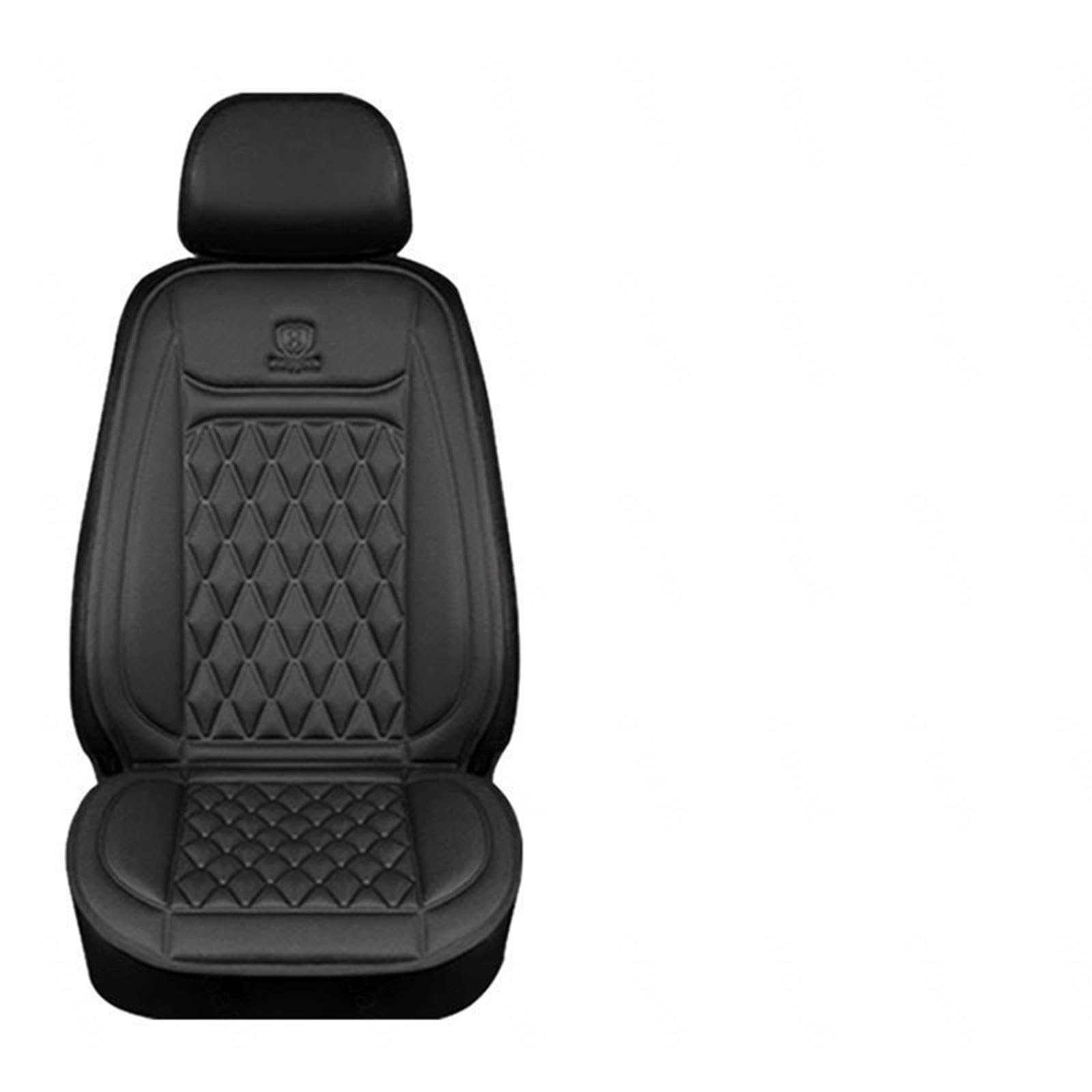 Wizvox 12V Beheizbare Sitzauflage Auto 12v, rutschfest, Hitze Mit ZigarettenanzüNder, Einstellbare Temperatur Car Seat Cover, füR Auto, Home Office,A-2PCS von Wizvox