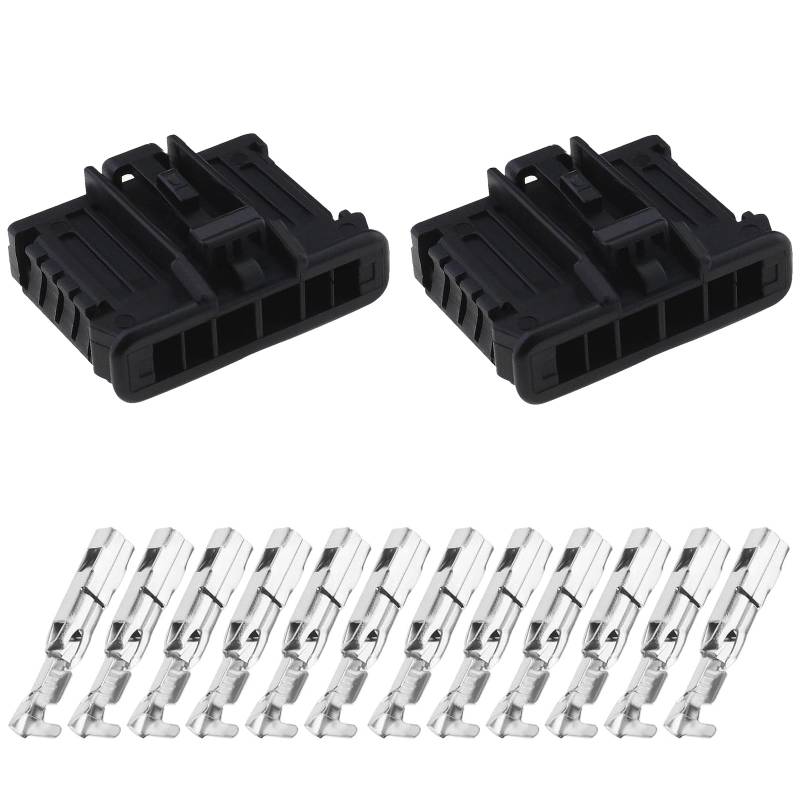 Wjelet 2 Stück 98825061 Rücklicht-Kabelbaumstecker, Rücklicht-Reparaturstecker, kompatibel mit Peugeot 207,307,308 sowie Citroen C2, C3, C4 von Wjelet