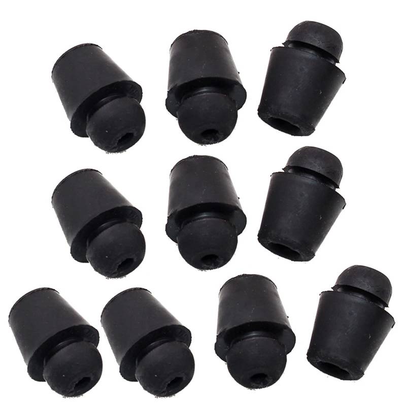 Wjsdsg 10 Stücke Schwarz Gummi Auto Stoßstange Tür Overslam UniversalShock Absorber Pads Kissen Auto Tür Schutz Aufkleber von Wjsdsg