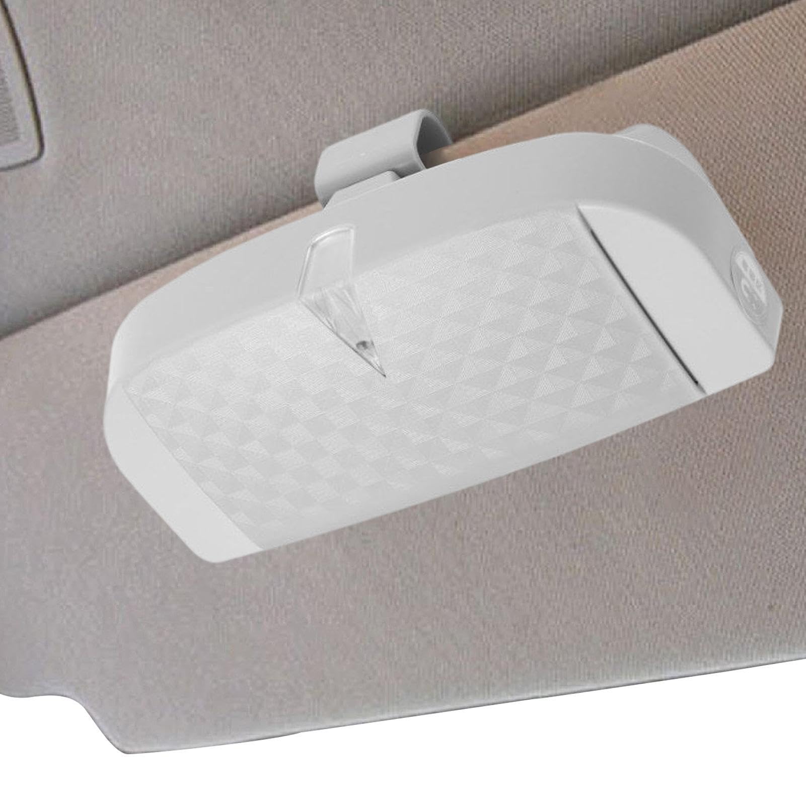 Wlikmjg Sonnenbrillenhalter Organisator für Auto, Auto Visor Brillenhalter - Magnetischer Brillenclip für Visor - Fahrzeugspeicherwerkzeug, stilvolle Autozubehör für Karten, Münze von Wlikmjg