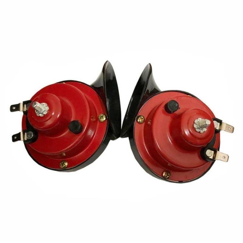 Universal laute Auto-Hupe 12 V 150 dB Trompete Super Zug Hupe für LKW Fahrzeug Schnecke Dual-Tone Horn Pfeife Horn Elektrisch von Wmool