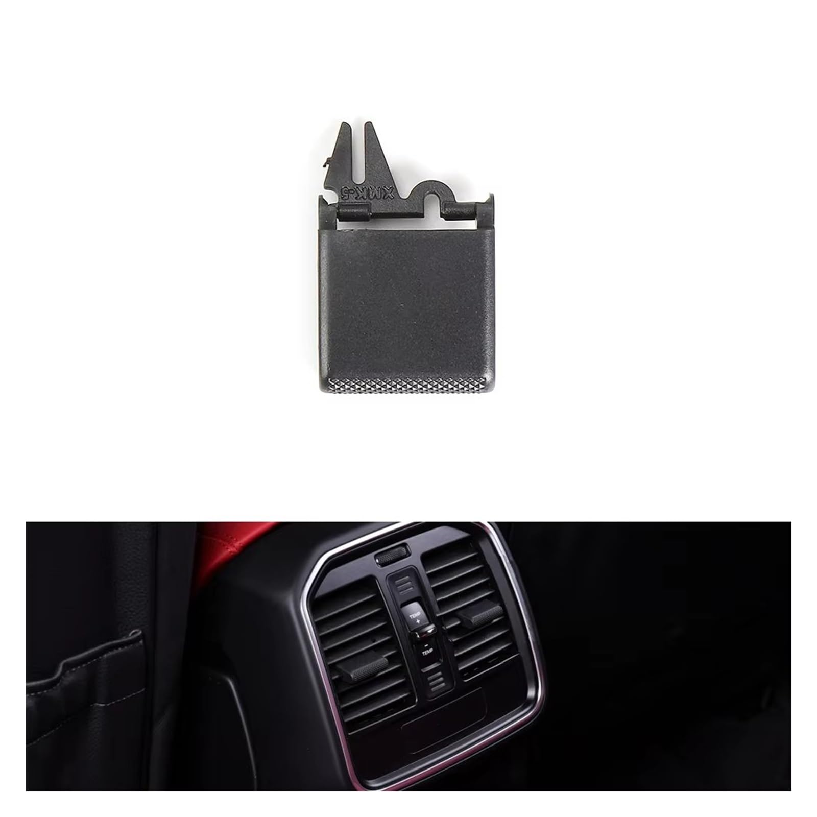 A/C Klimaanlage Steckdose Für Macan 2018 2019 2020 2021 2022 Auto Vorne Hinten AC Air Vent Outlet Tab Clip Reparatur Kit Klimaanlage Paddel Clip A/C-Auslassöffnung von Wnfmjqe