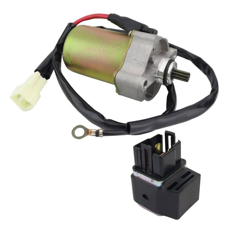 Anlassermotor 0454952 Starter Motor & Magnet Relais Für Polaris Für Outlaw 90 Für Sportsman 90 2007-2016 Für Outlaw 110 Für Sportsman 110 2016-2022 0453478 Startermotor von Wnfmjqe