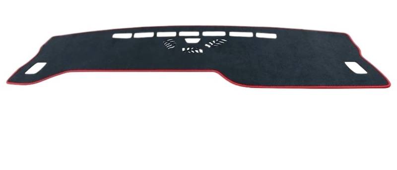 Armaturenbrettabdeckung Für Chery Für Omoda Für C5 2022 2023 2024 Auto-Armaturenbrett-Abdeckung Armaturenbrett-Matte Sonnenschutz rutschfeste Unterlage(LHD Black Red) von Wnfmjqe