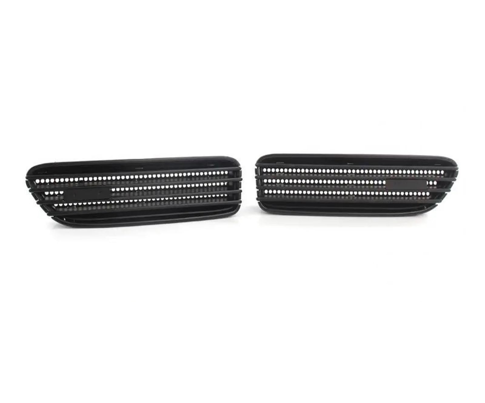 Auto Frontgrill Auto Kühlergrill 2 Stücke Nützlicher Seitenkotflügel-Luftstrom-Entlüftungsgrill Kratzfest Schwarz Für 3er-Serie M3 E46 2001-2002 2003 2004 2005 2006 von Wnfmjqe