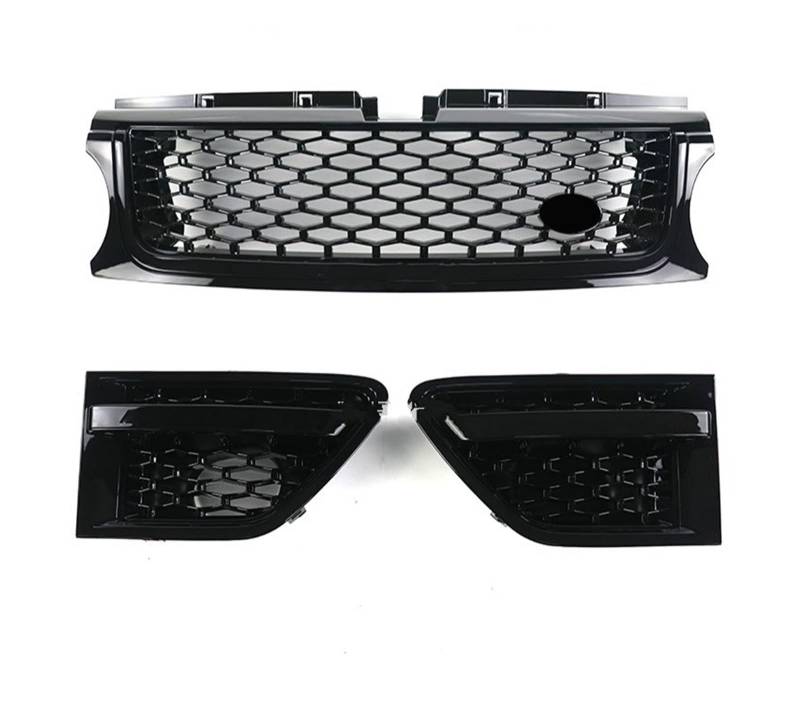 Auto Frontgrill Auto Kühlergrill 3 Stücke Für Land Für Rover Für Range Für Rover Für Sport 2010 2011 2012 2013 L320 Auto Front Stoßstange Kühlergrill Seite Vent Abdeckung Grills(C) von Wnfmjqe