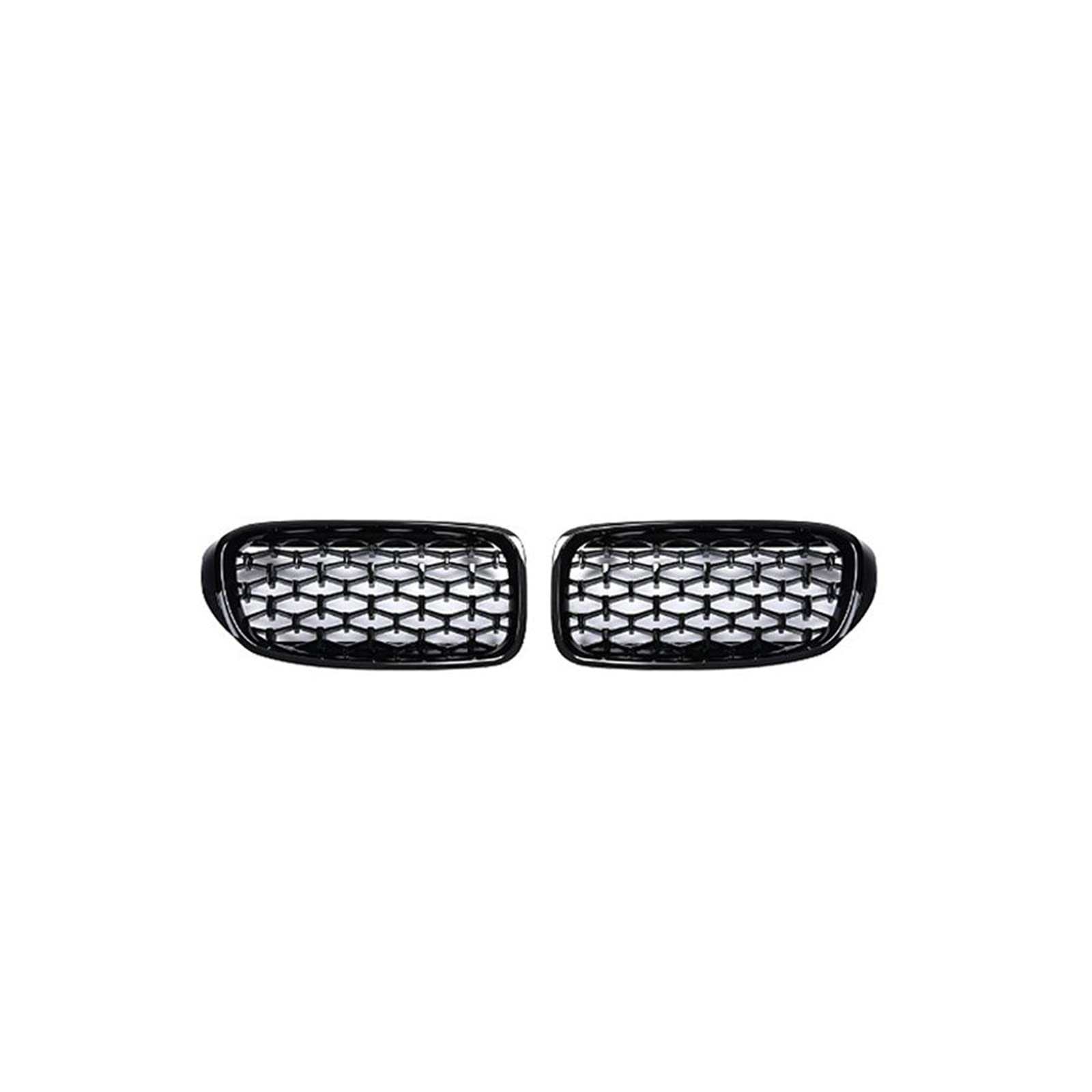 Auto Frontgrill Auto Kühlergrill Auto Diamant Nieren Kühlergrills Für 3 Serie GT F34 2013 2014 2015 2016 2017 2018 2019 Stoßstange Modifizierte Zubehör Meteor Mesh Look(Gloss Black) von Wnfmjqe