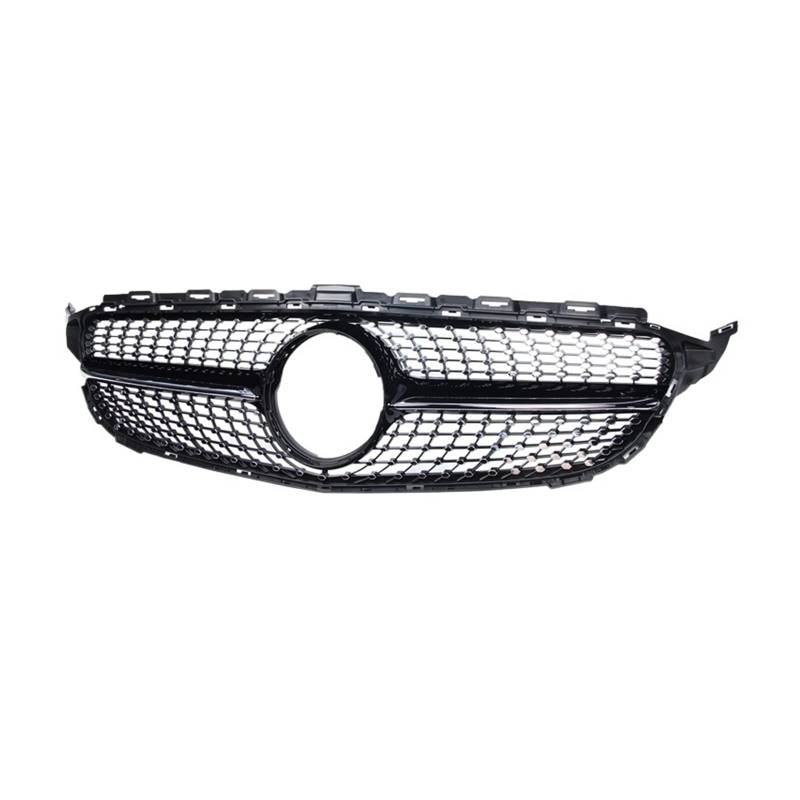 Auto Frontgrill Auto Kühlergrill C-Klasse W205 Diamantgrill GT Kühlergrill Für C200 C300 C450 C250 C180 C220 2015 2016 2017 2018 2019 2020 2021 C63 Kühlergrill(Silver no c15-18) von Wnfmjqe