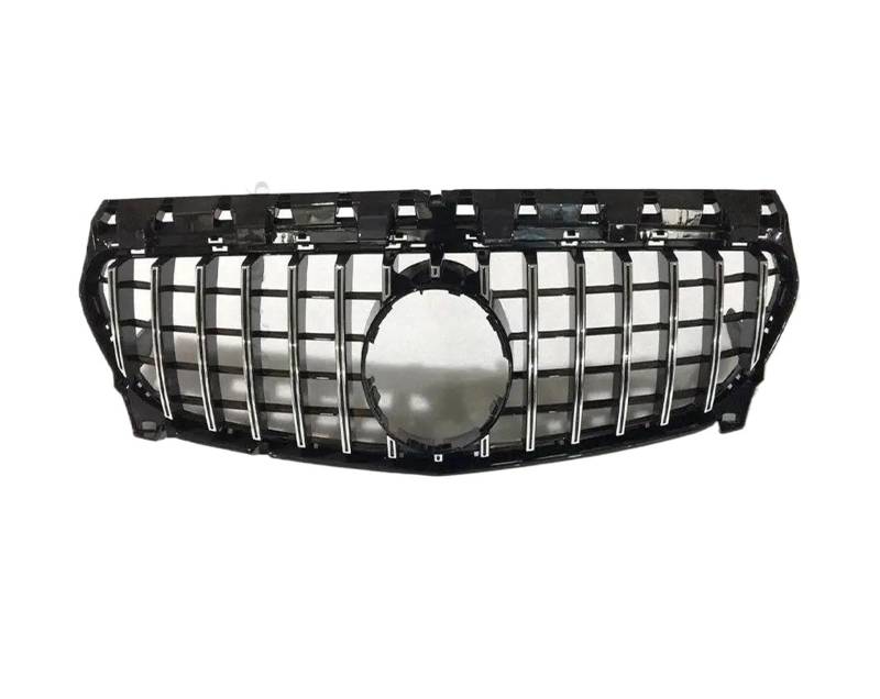 Auto Frontgrill Auto Kühlergrill Facelift Kühlergrill Stoßstange Grill GT Diamant Mesh Für Benz Für CLA C117 W117 2013-2016 2017 2018 2019 2020 2021 2022 180 200 220 CLA260(Silvery) von Wnfmjqe