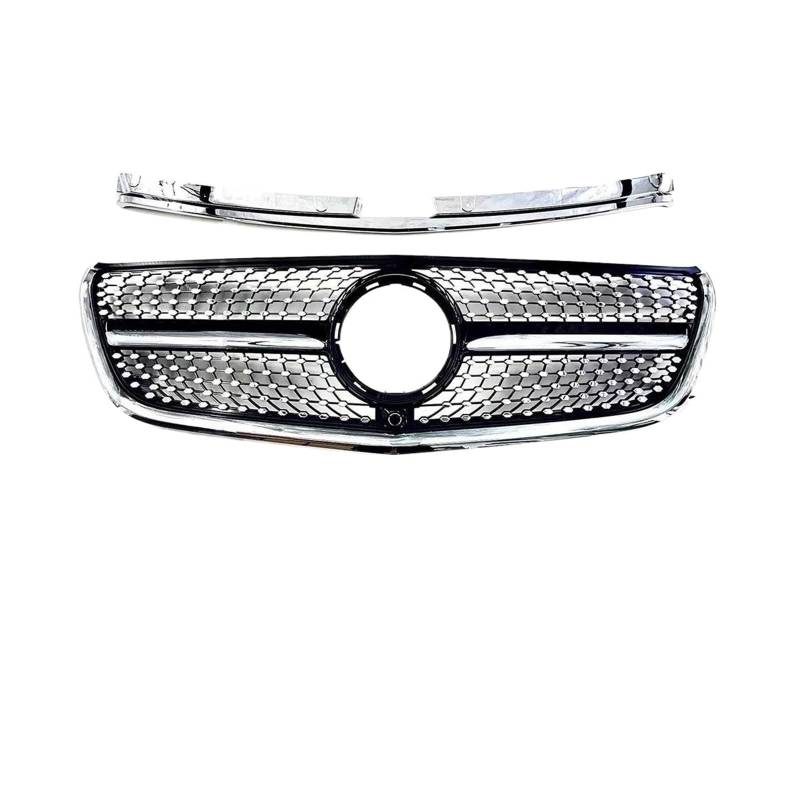 Auto Frontgrill Auto Kühlergrill Front Kühlergrill Einlass Grill Für Benz Für Vito W447 2015 2016 2017 2018 2019 2020 2021 2022-2023 Zubehör Mitte Mesh Grid(2015-2019 D Black) von Wnfmjqe