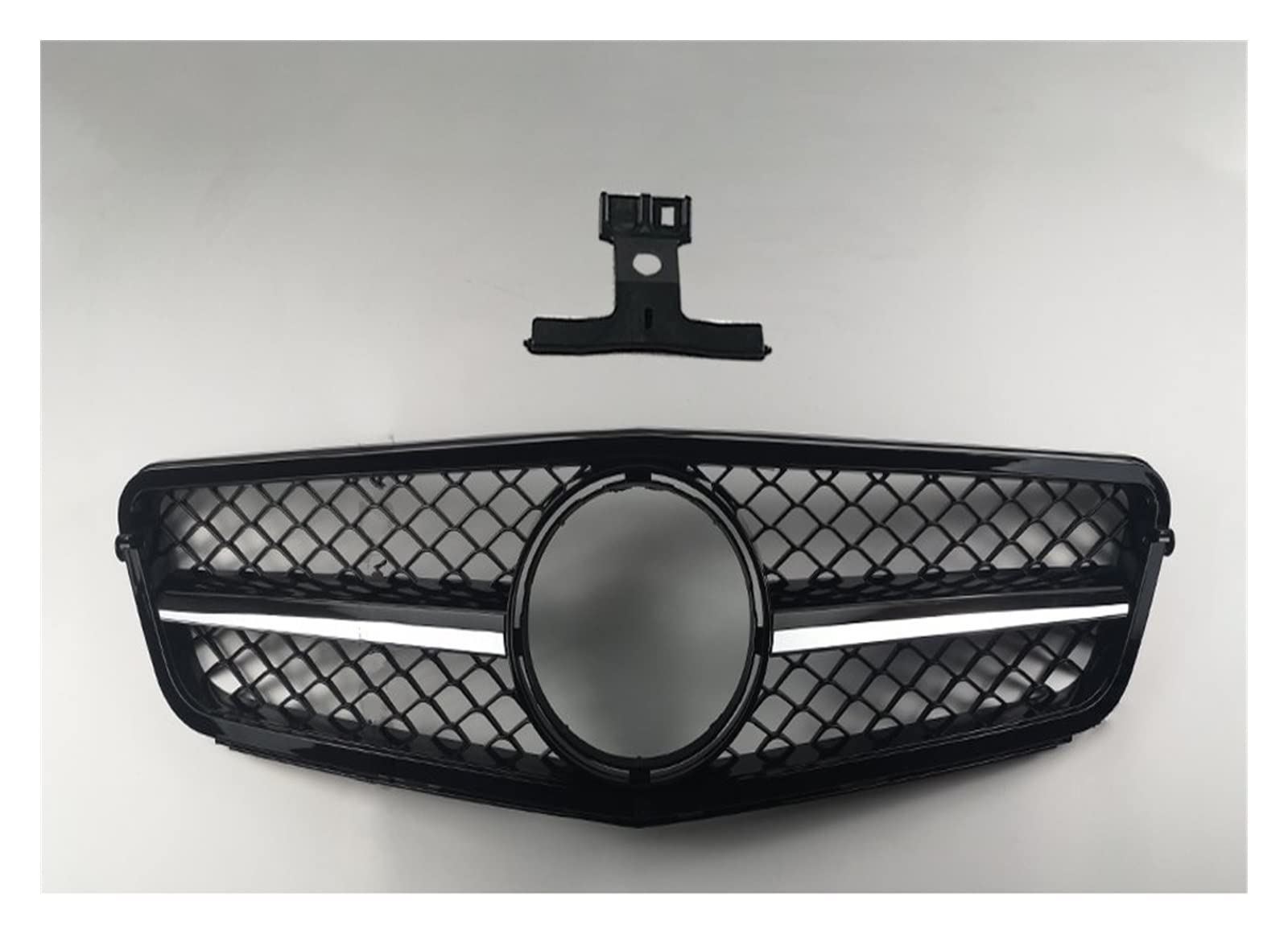 Auto Frontgrill Auto Kühlergrill Fronteinlassgitter Stoßstangengrill Für W204 C204 S204 C43 Für Benz C 2007 2008 2009 2010 2011 2012 2013 2014 Für AMG Für GT Für R(Silvery) von Wnfmjqe