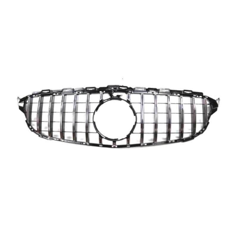 Auto Frontgrill Auto Kühlergrill Frontgrill Für Benz C-Klasse W205 Sport-Renngrill Mit Kamera Für AMG Für GT Diamond 2014 2015 2016 2017 2018 Frontgrill(Type 2) von Wnfmjqe