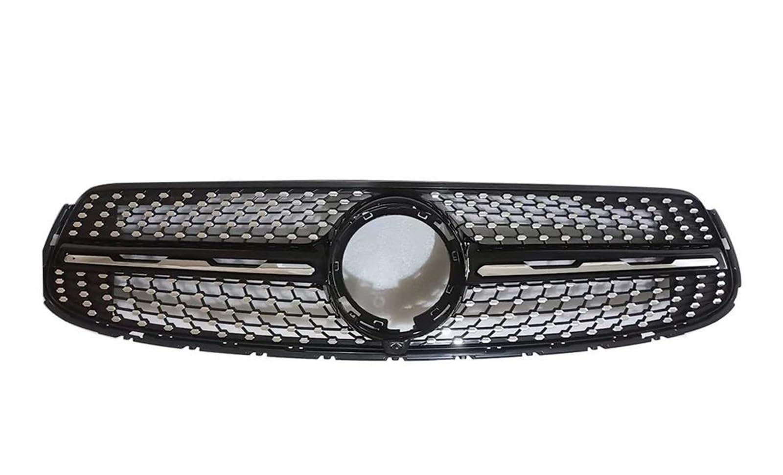 Auto Frontgrill Auto Kühlergrill Frontgrill Für Stoßstange, Einlassgrill Für Benz X253 Für GLC 2019 2020 2021 300 200 220 Tuning Haube Mesh Grid Diamant GT Stil(Sport Black) von Wnfmjqe