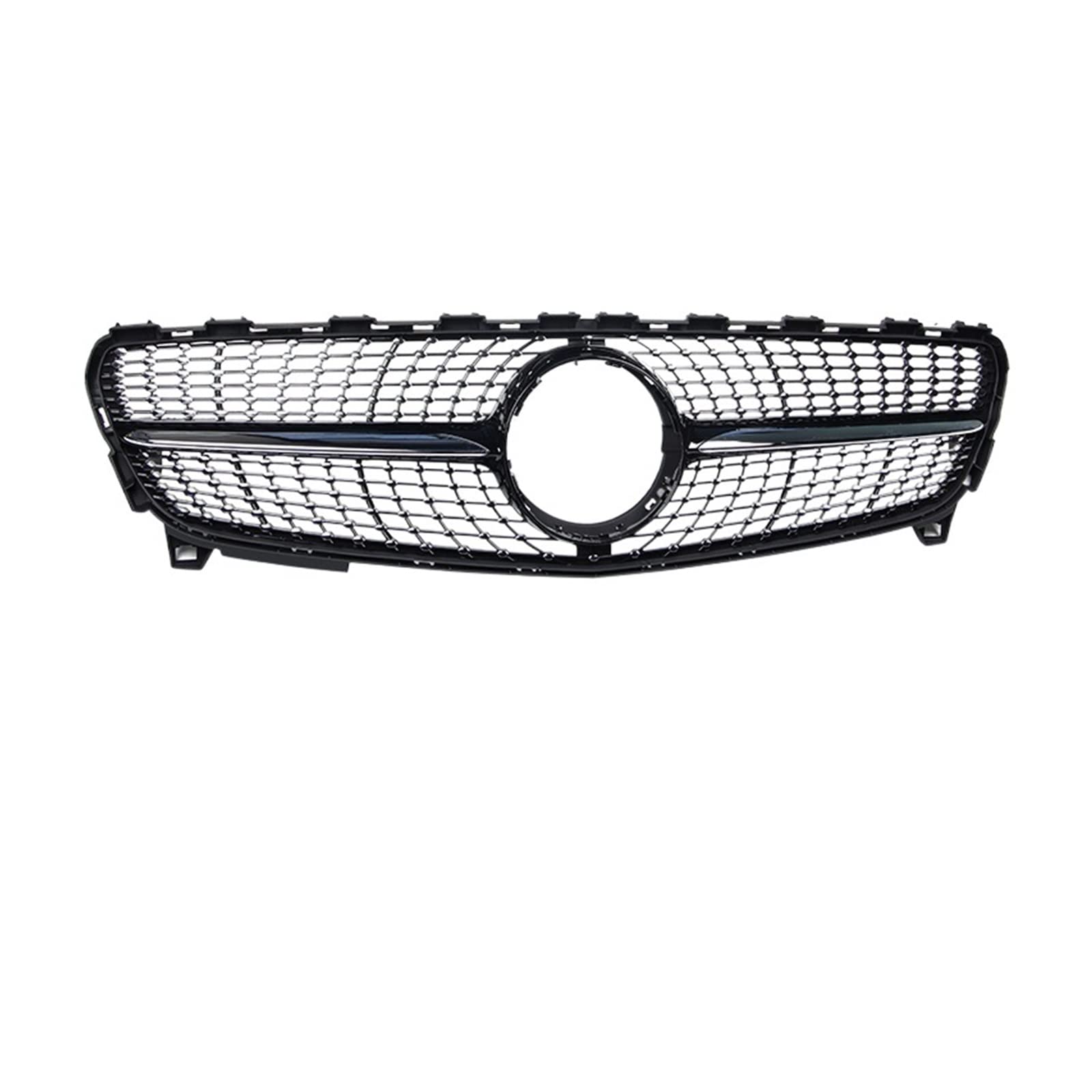 Auto Frontgrill Auto Kühlergrill Für A-Klasse W176 A45 2016 2017 2018 Gt Diamond Für GTR Grill Kühlergrill A45 A180 A200 A260 Kühlergrill Frontgrill(Diamond Black) von Wnfmjqe