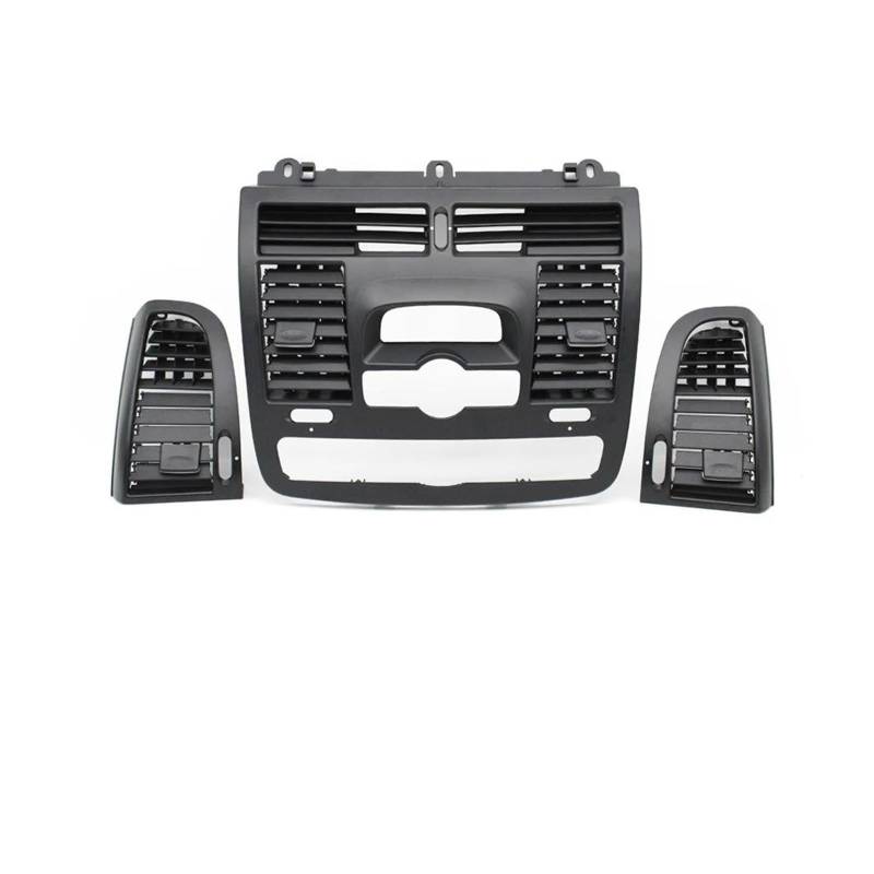 Auto Frontgrill Auto Kühlergrill Für Benz Für Vito Für Viano W636 W639 2004-2009 2010 2011 2012 2013 2014 2015 Auto AC Vent Grille Zentrale Air Vent Outlet Abdeckung Panel(Model B 3PCS Set) von Wnfmjqe