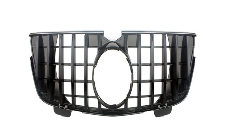 Auto Frontgrill Auto Kühlergrill Für Benz GL-Klasse X164 2007 2008 2009 2010 2011 2012 Auto Vorderen Stoßfänger Racing Grill Billet Grille Abdeckung(2007-2009 Two Fins-2) von Wnfmjqe