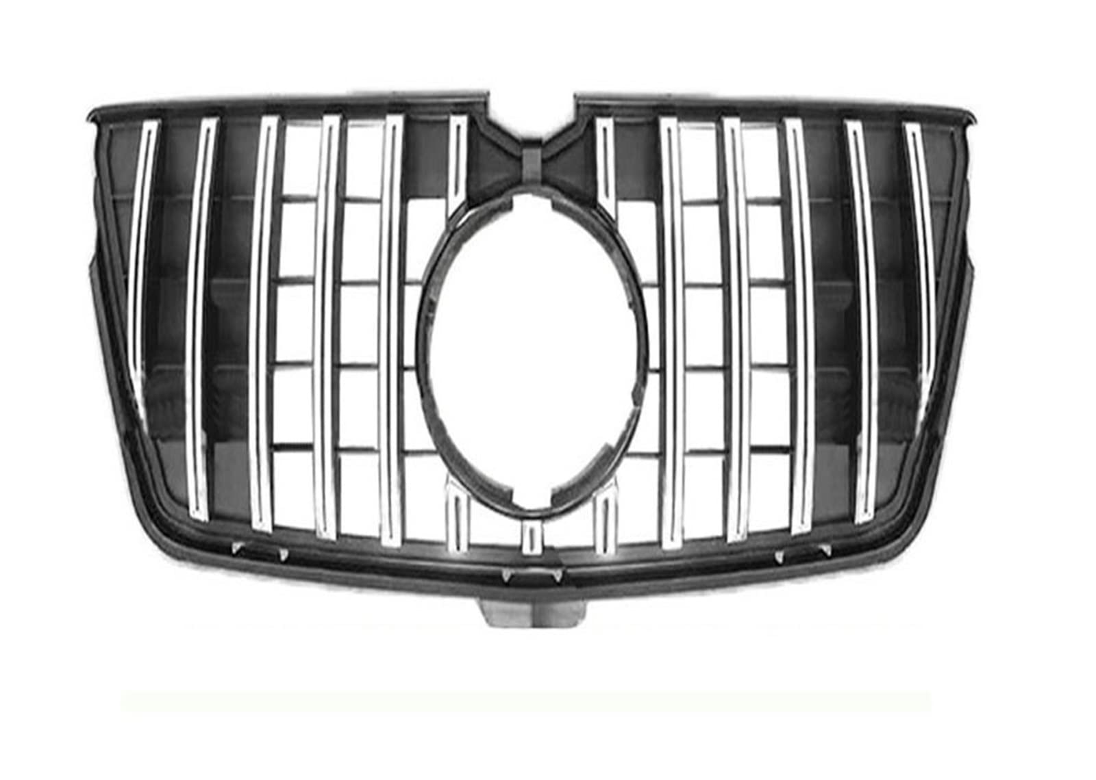 Auto Frontgrill Auto Kühlergrill Für Benz X164 GL-Klasse 2007 2008 2009 2010 2011 2012 Auto Vorderen Stoßfänger Racing Grill Billet Grille Abdeckung(Three Fins 2007-2012-a) von Wnfmjqe