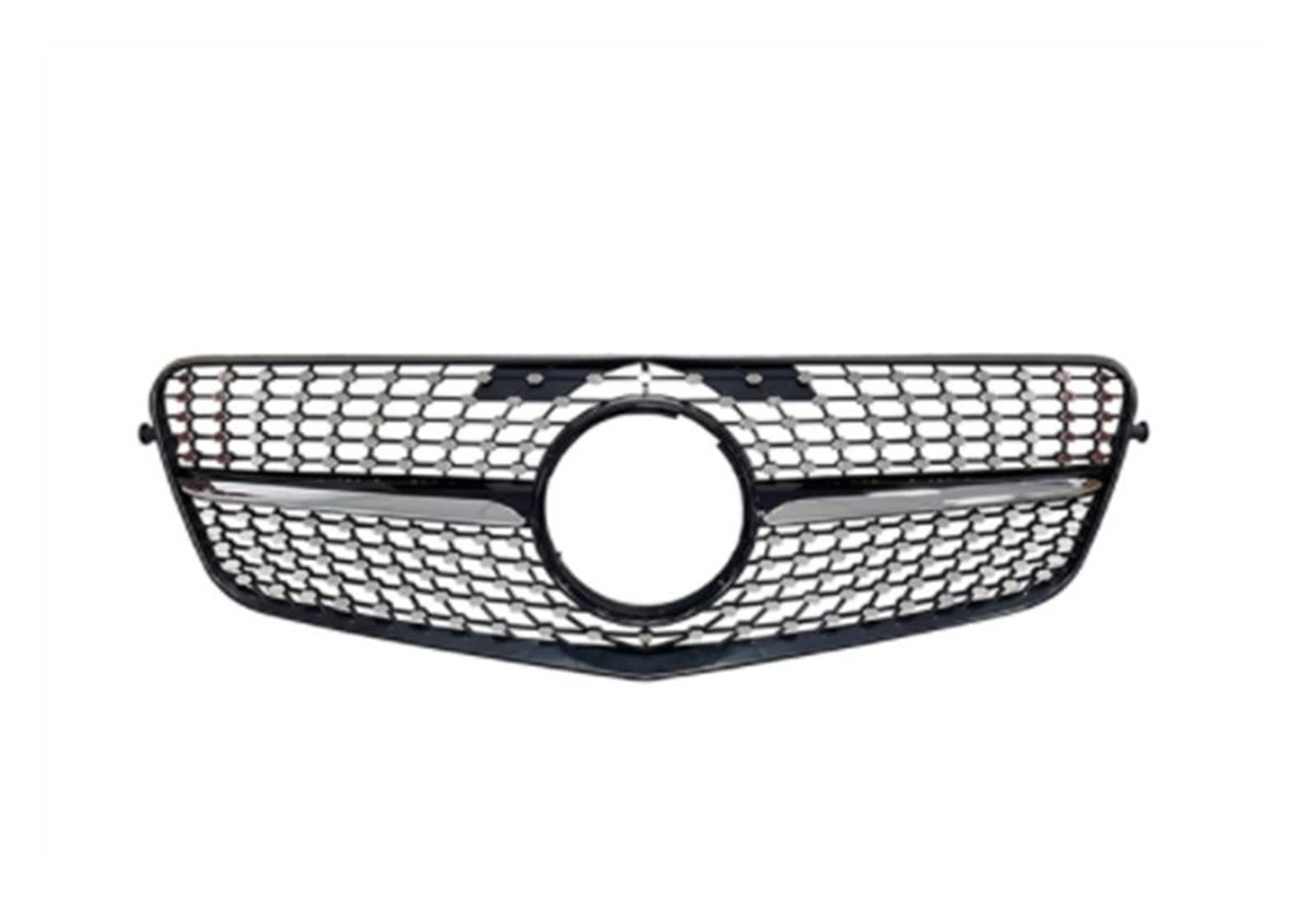 Auto Frontgrill Auto Kühlergrill Für E-Klasse W212 GT Für GTR E300L E400L E200 E350 Grill Mit Emblem 2009 2010 2011 2012 Kühlergrill Damiond Grille(Damiond Black) von Wnfmjqe