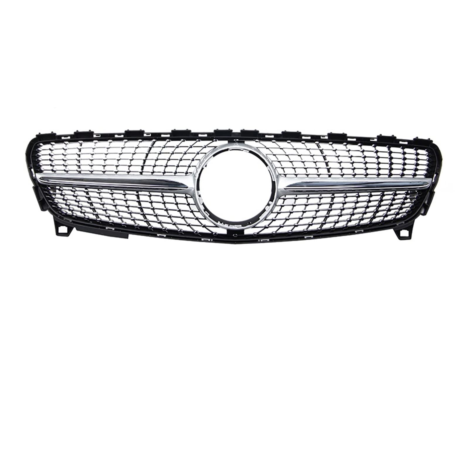 Auto Frontgrill Auto Kühlergrill Für Eine Klasse W176 A45 2016 2017 2018 Jahr Gt Diamond Für GTR Grill Kühlergrill A45 A180 A200 A260 Auto Kühlergrill(Diamond Silver) von Wnfmjqe