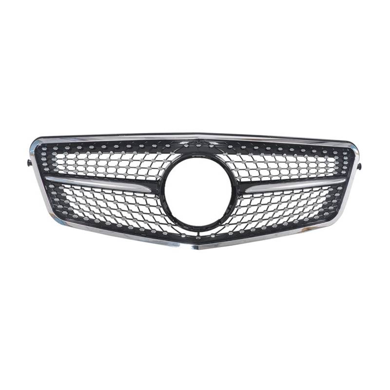 Auto Frontgrill Auto Kühlergrill Kühlergrill Für E-Klasse W212 2009–2012 2010 2011 Diamantgrill E300L E400L E200 E350 Grill(Diamond Black) von Wnfmjqe