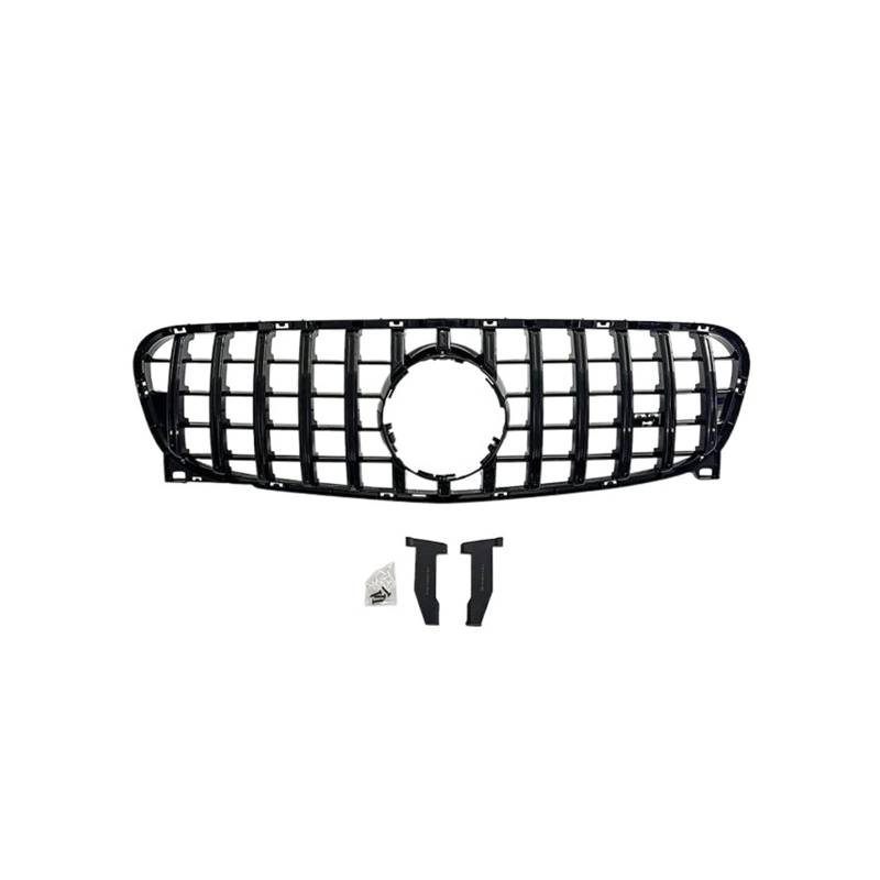 Auto Frontgrill Auto Kühlergrill Kühlergrill Geeignet Für GLA X156 2014 2015 2016 2017 2018 2019 Gt Für GTR GLA180 GLA200 GLA250 GLA45 Für GLA Klasse Abs Mesh(2014-2016 Black) von Wnfmjqe