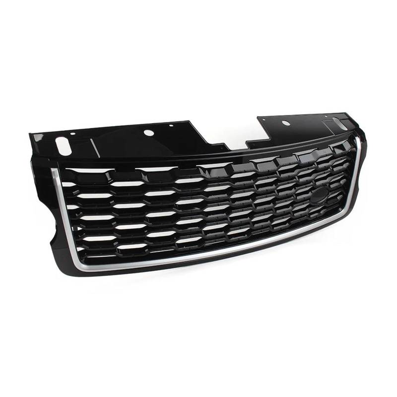 Auto Frontgrill Auto Kühlergrill LR098084 Auto Vorderen Stoßfänger Oberen Mesh Grille Für Land Für Rover Für Range Für Rover Für Vogue L405 2013 2014 2015 2016 2017 LR098080(Black Silver) von Wnfmjqe