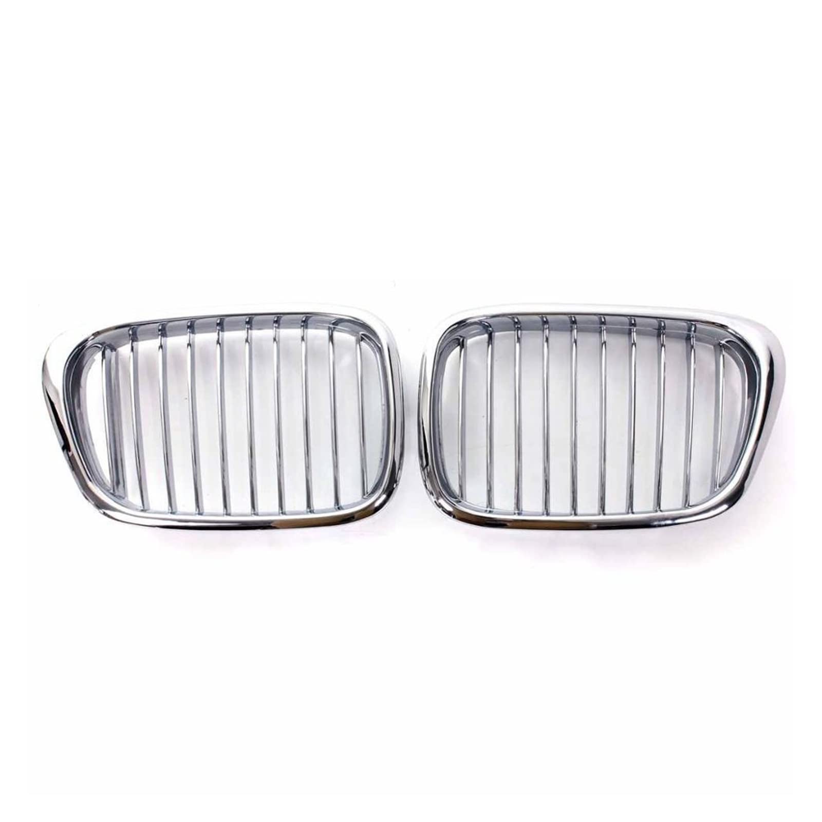 Auto Frontgrill Auto Kühlergrill Niere Kühlergrill Für E39 M5 5-Serie 525i 528i 530i 1997 1998 1999 2000 2001 2002 2003 Paar Chrom Schwarz/Glanz Schwarz(C) von Wnfmjqe