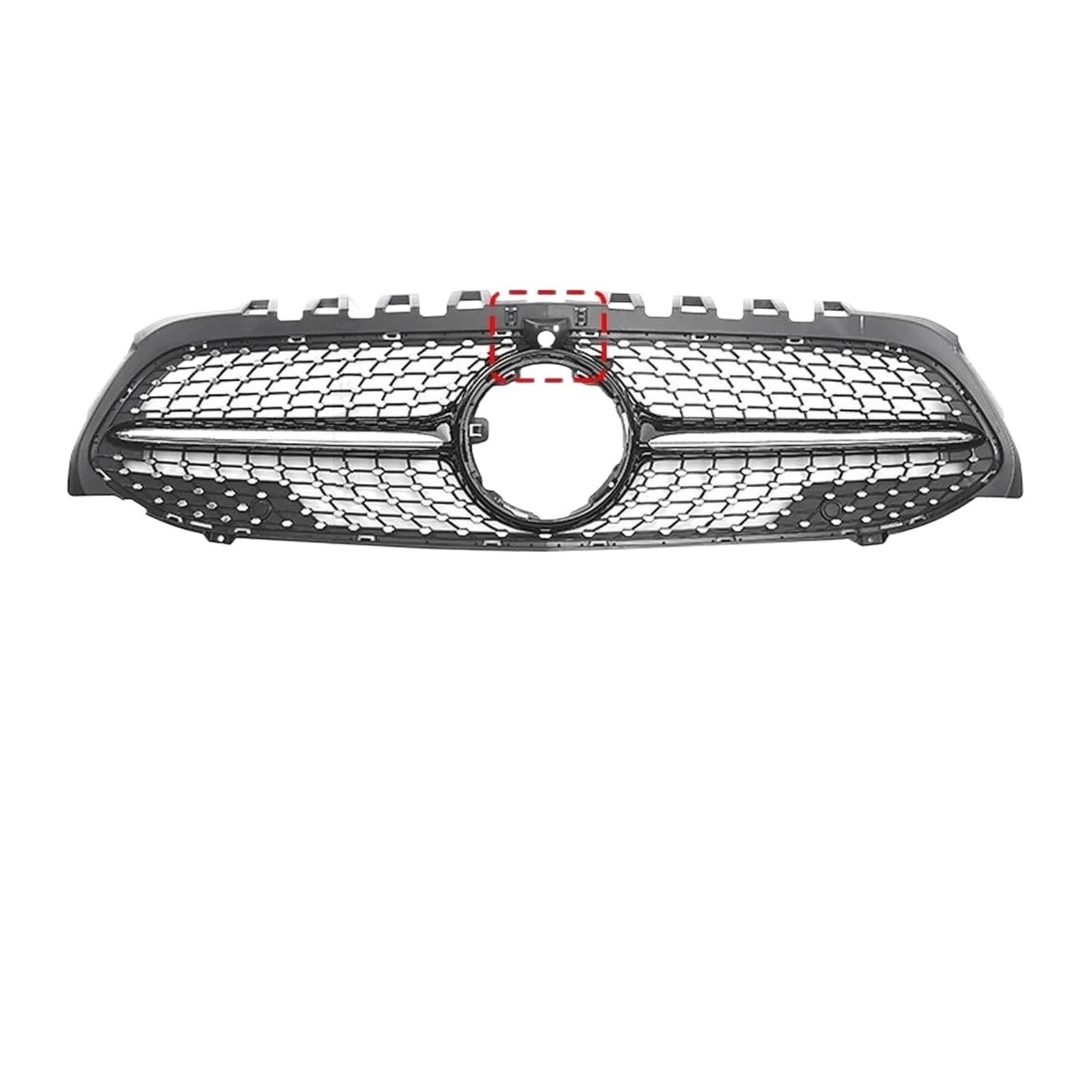 Auto Frontgrill Auto Kühlergrill Sport Frontgrill Einlassgrill Kühlergrill Tuning Für Benz A Klasse Oder A35 W177 2019-2020 2021 2022 GT Diamond Style(Diamond Black-Hole) von Wnfmjqe