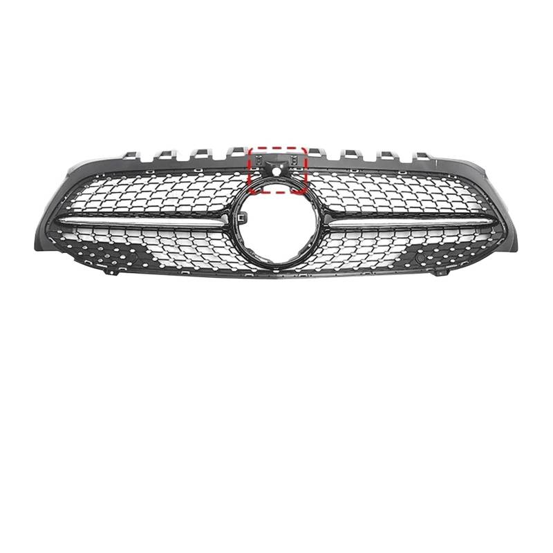 Auto Frontgrill Auto Kühlergrill Sport Frontgrill Einlassgrill Kühlergrill Tuning Für Benz A Klasse Oder A35 W177 2019-2020 2021 2022 GT Diamond Style(Diamond Black-Hole) von Wnfmjqe