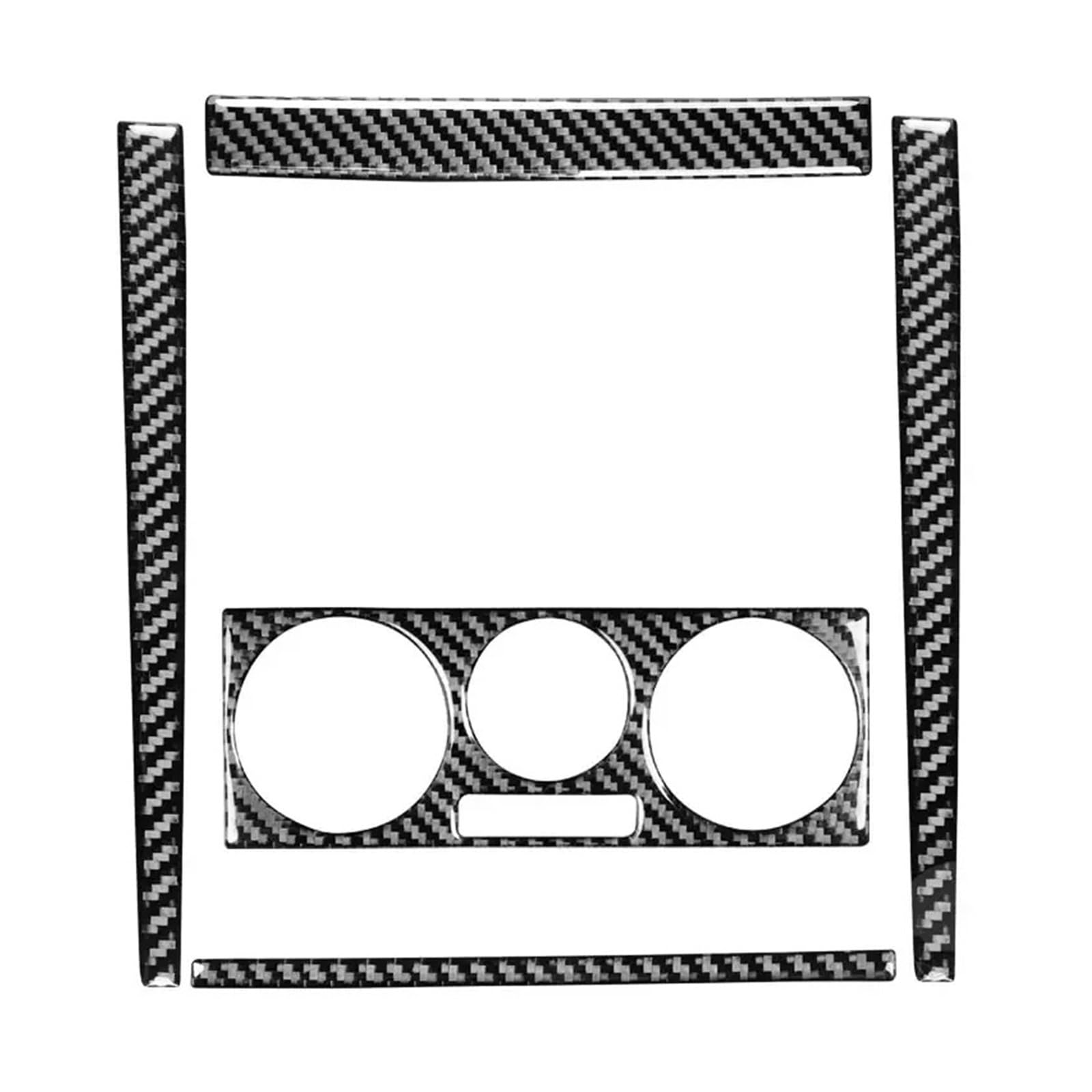 Auto Innenraum Zierleiste Auto Instrument Center Control Panel Klimaanlage Taste Rahmen Abdeckung Dekorative Aufkleber Für Golf 4 Für MK4 1999 2000 2001 2002 2003 2004 Auto Innenraum(B-C) von Wnfmjqe