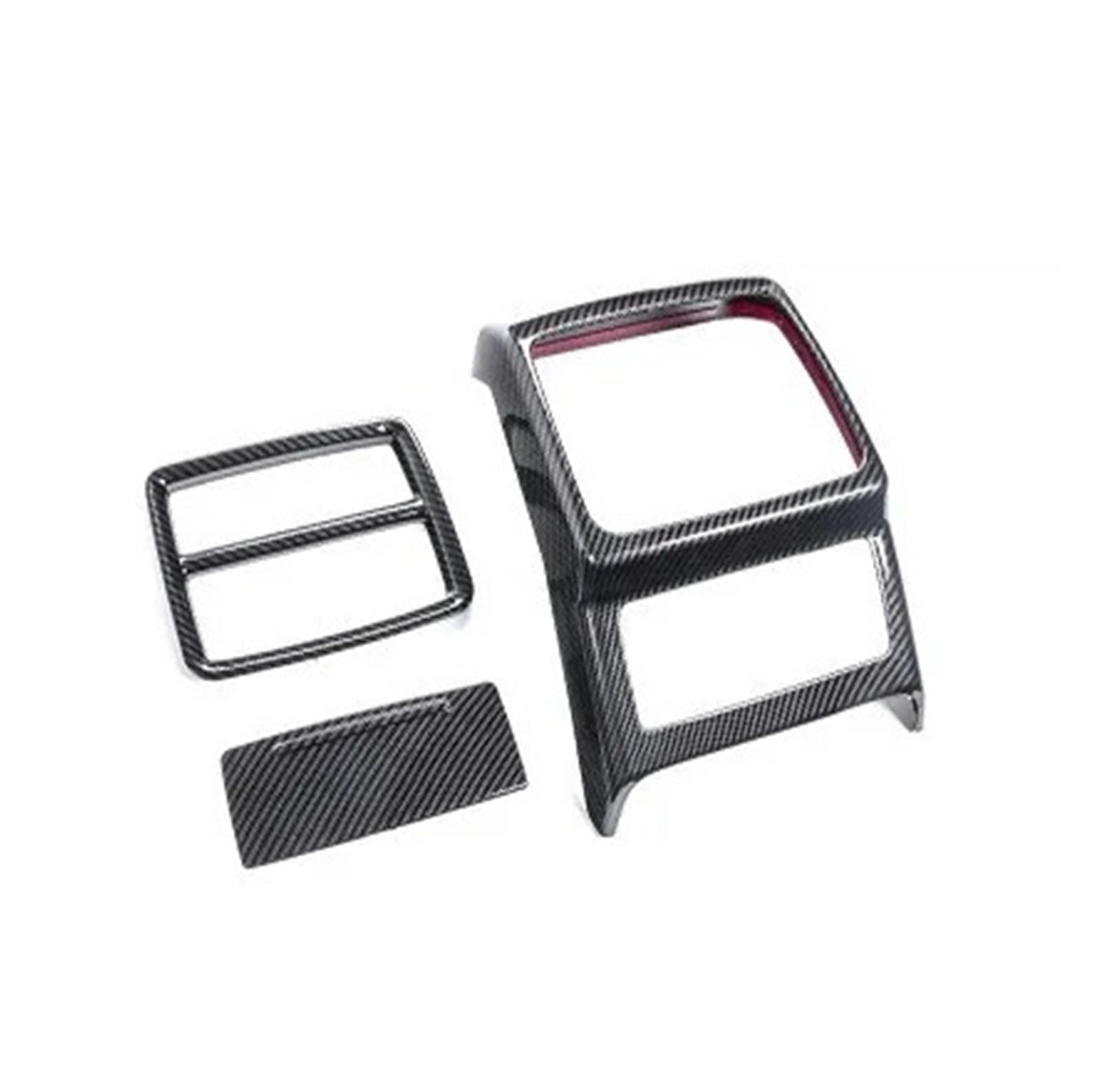 Auto Innenraum Zierleiste Für A4 Für A5 Carbon Fiber Innenleisten Panel Rahmen Schalthebel Kragen Konsole Dashboard Armlehne Dekoration Abdeckung Pad Auto Innenraum(A Rear Outlet Frame) von Wnfmjqe