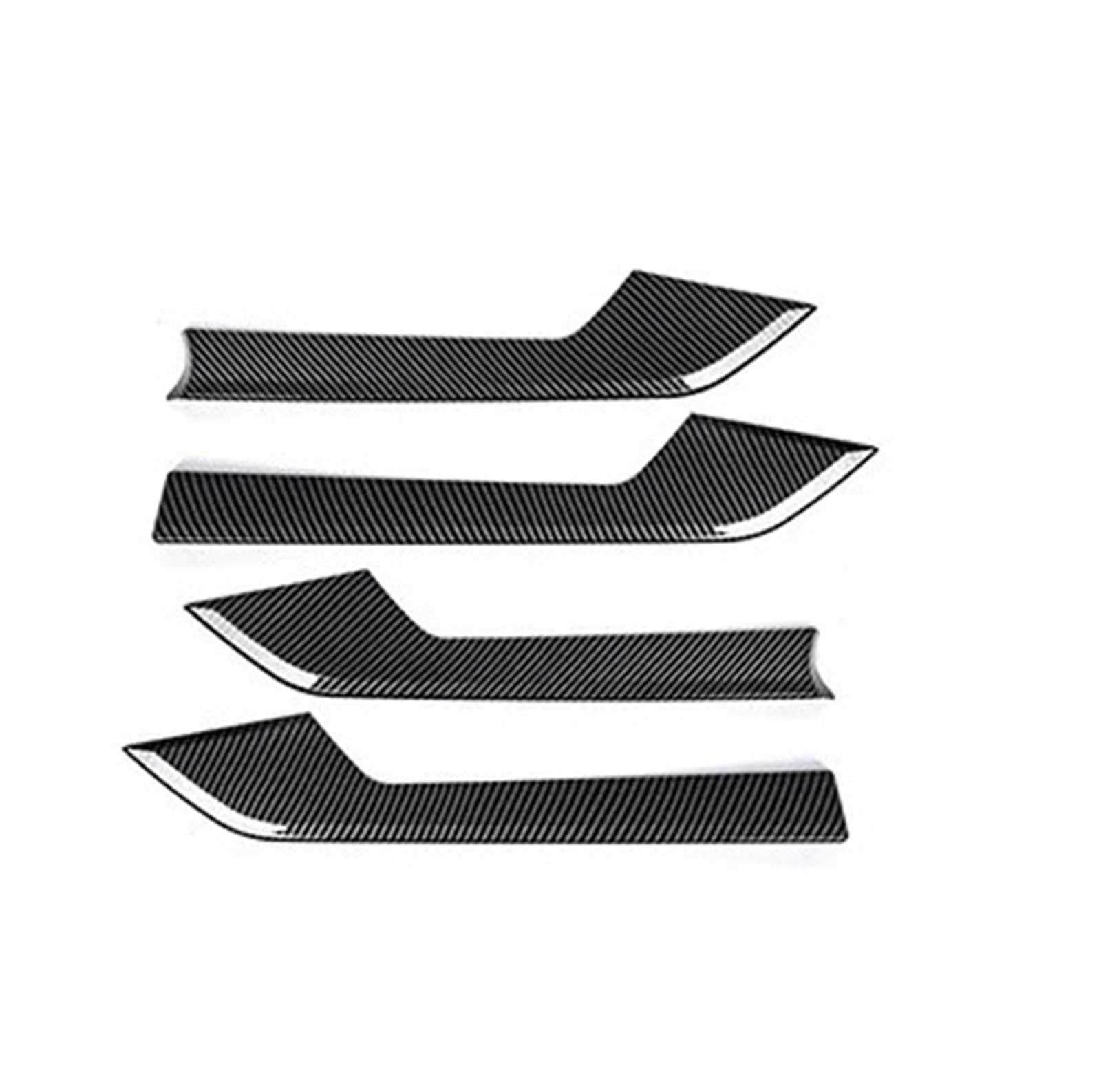 Auto Innenraum Zierleiste Für A4 Für A5 Carbon Fiber Innenleisten Panel Rahmen Schalthebel Kragen Konsole Dashboard Armlehne Dekoration Abdeckung Pad Auto Innenraum(Door Panel Trim) von Wnfmjqe