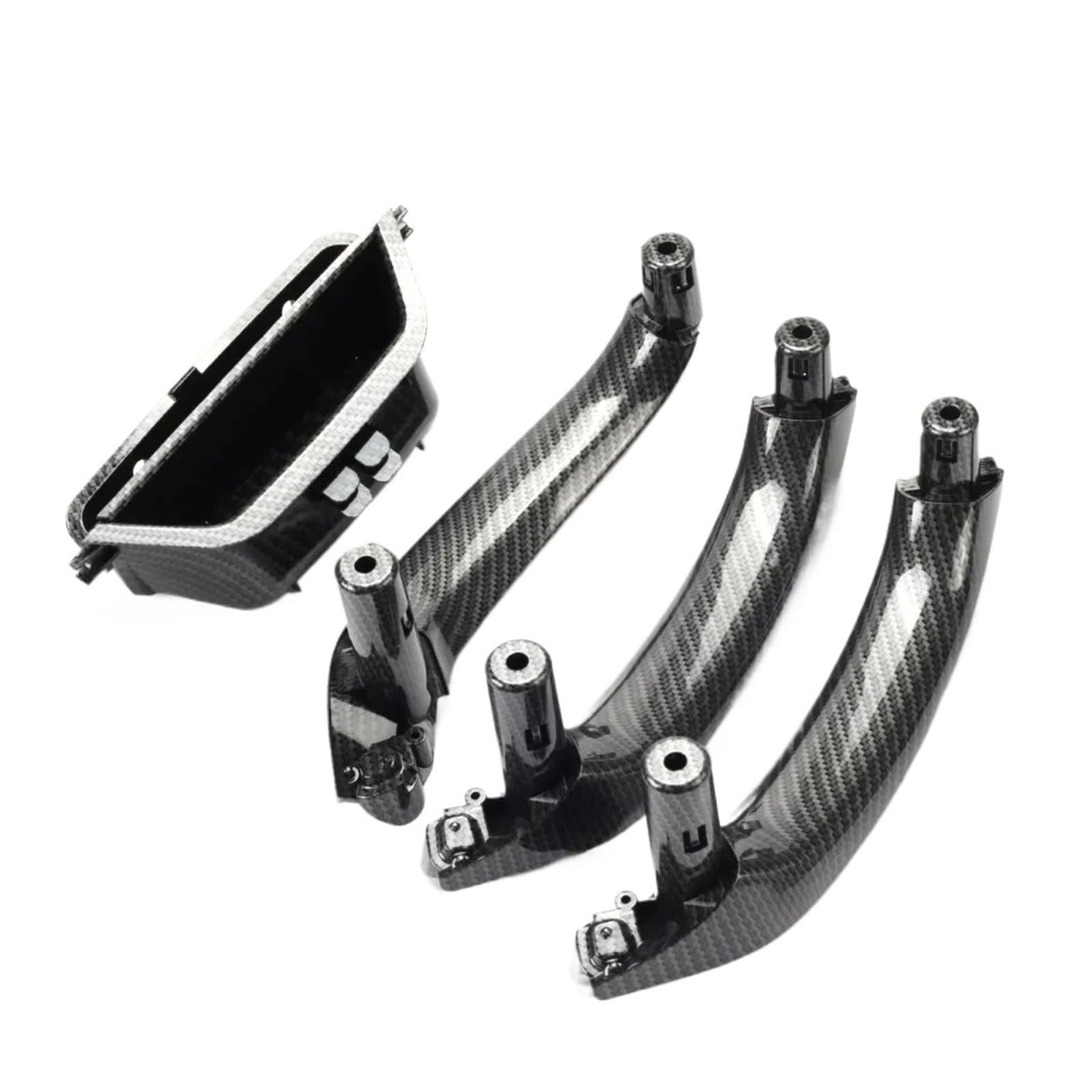 Auto-Innentürgriff Auto Vorne Links Tür Inner Griff Pull Trim Tür Innen Panel Griff Für X3 Für X4 Für F25 Für F26 2010 2011 2012 2013 2014 2015 2016 Autoinnenraumtürgriff(LHD Carbonfiber Set) von Wnfmjqe