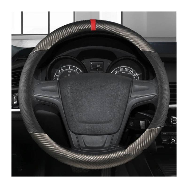 Auto-Innentürgriff Carbon Leder Auto Lenkrad Abdeckung Für MG 3 5 6 7 Für ZS Für HS Für GS Für EHS Für EZS Für GT Für EV Für RX Währung Zubehör Autoinnenraumtürgriff(Grey O Shape) von Wnfmjqe