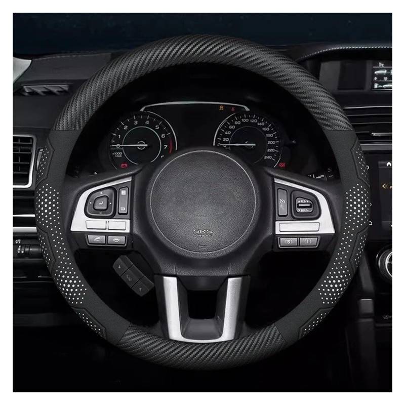 Auto-Innentürgriff Für Subaru Für STI Für Outback Für WRV Für BRZ Für XV Für Impreza Für Forester Für Legacy Für Ascent Auto Lenkrad Abdeckung Auto Zubehör Autoinnenraumtürgriff(O Carbon White) von Wnfmjqe