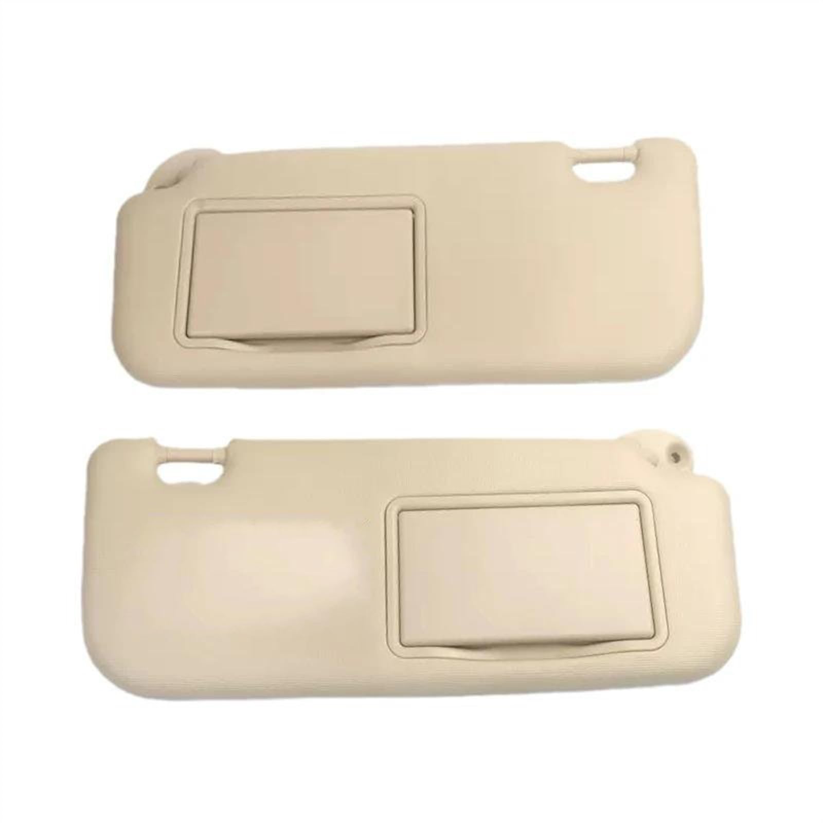 Auto Sonnenschutz Auto Zubehör Für Toyota Für Corolla 2014 2015 2016 2018 Grau Beige Auto Sonnenblende Mit Spiegel Sonnenblende Verlängerung(Beige A Pair) von Wnfmjqe