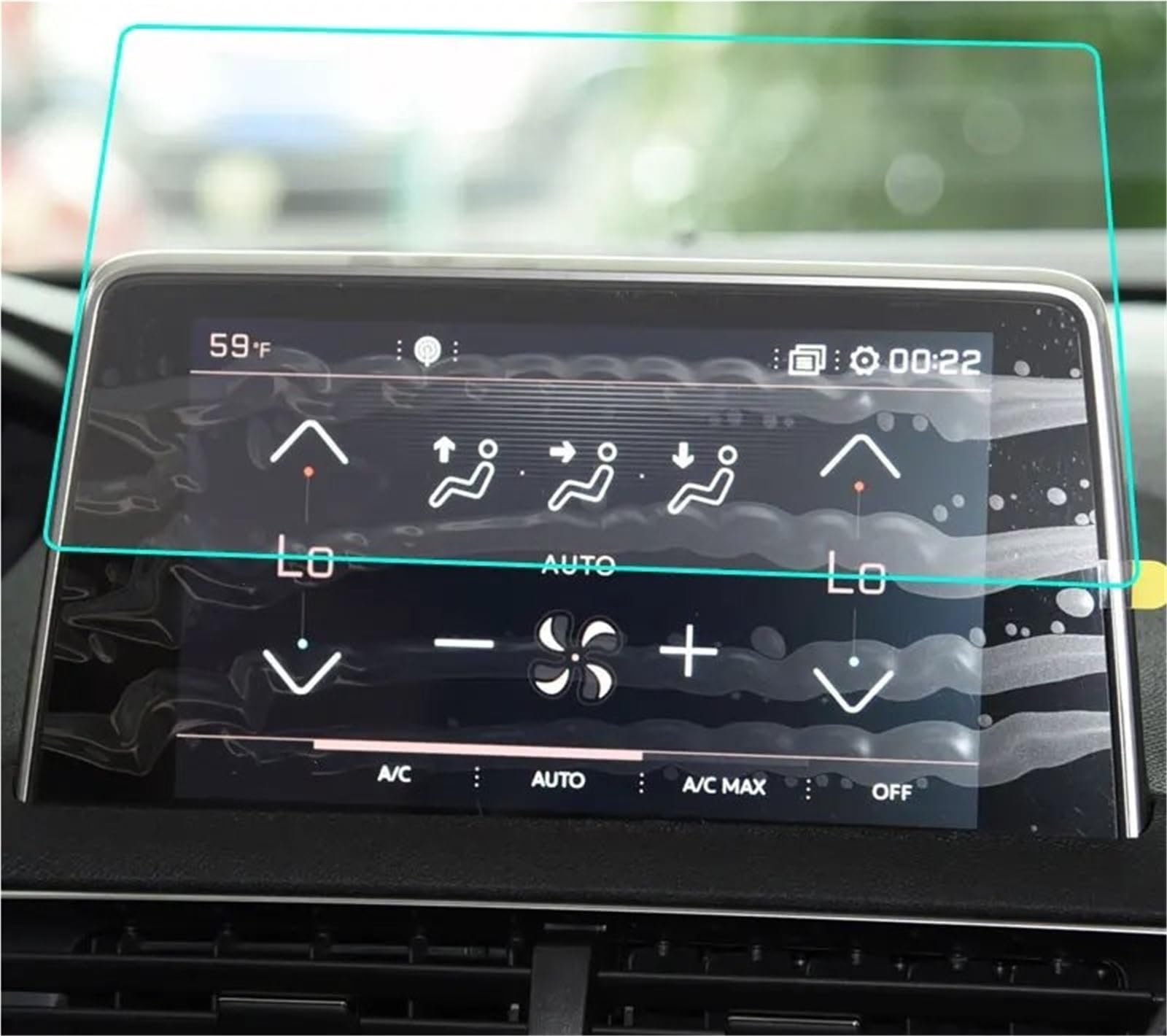 Displayschutzfolie 1 Stück Displayschutzfolie Für Autonavigation, Gehärtetes Glas, Displayschutzfolie Für Peugeot 3008 5008 3008GT 4008 2017 2018 Navigation Displayschutz von Wnfmjqe