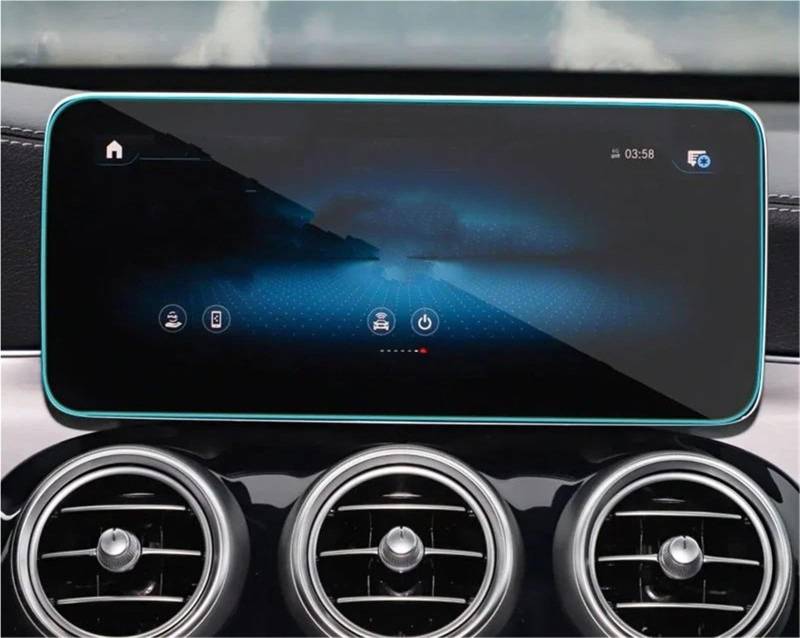 Displayschutzfolie Bildschirm Aus Gehärtetem Glas Für Benz Für GLC-Klasse 250 300 X253 C253 2020 2021 Auto 10,25 Zoll Navigationsfolie LCD-Zubehör Navigation Displayschutz von Wnfmjqe