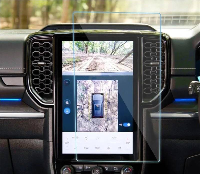 Displayschutzfolie Displayschutz Aus Gehärtetem Glas Für Ford Für Everest 2023, Auto-GPS-Navigationsfolie, LCD-Bildschirm, Kratzschutzfolie Navigation Displayschutz(10 inch) von Wnfmjqe