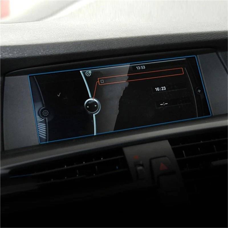 Displayschutzfolie Displayschutzfolie Aus Gehärtetem Glas Für 5 Series F07 F10 F11 F18 2010-2016, Auto-GPS-Navigation, LCD-Touch-Display, Zubehör Navigation Displayschutz(8.8inch 209x79mm) von Wnfmjqe