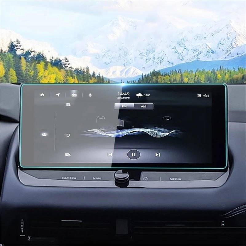 Displayschutzfolie Displayschutzfolie Aus Gehärtetem Glas Für Nissan Für Qashqai J12, Für X-Trail T33, Für E-Power 2022–2024, 12,3 Zoll Auto-GPS-Navigation Navigation Displayschutz von Wnfmjqe