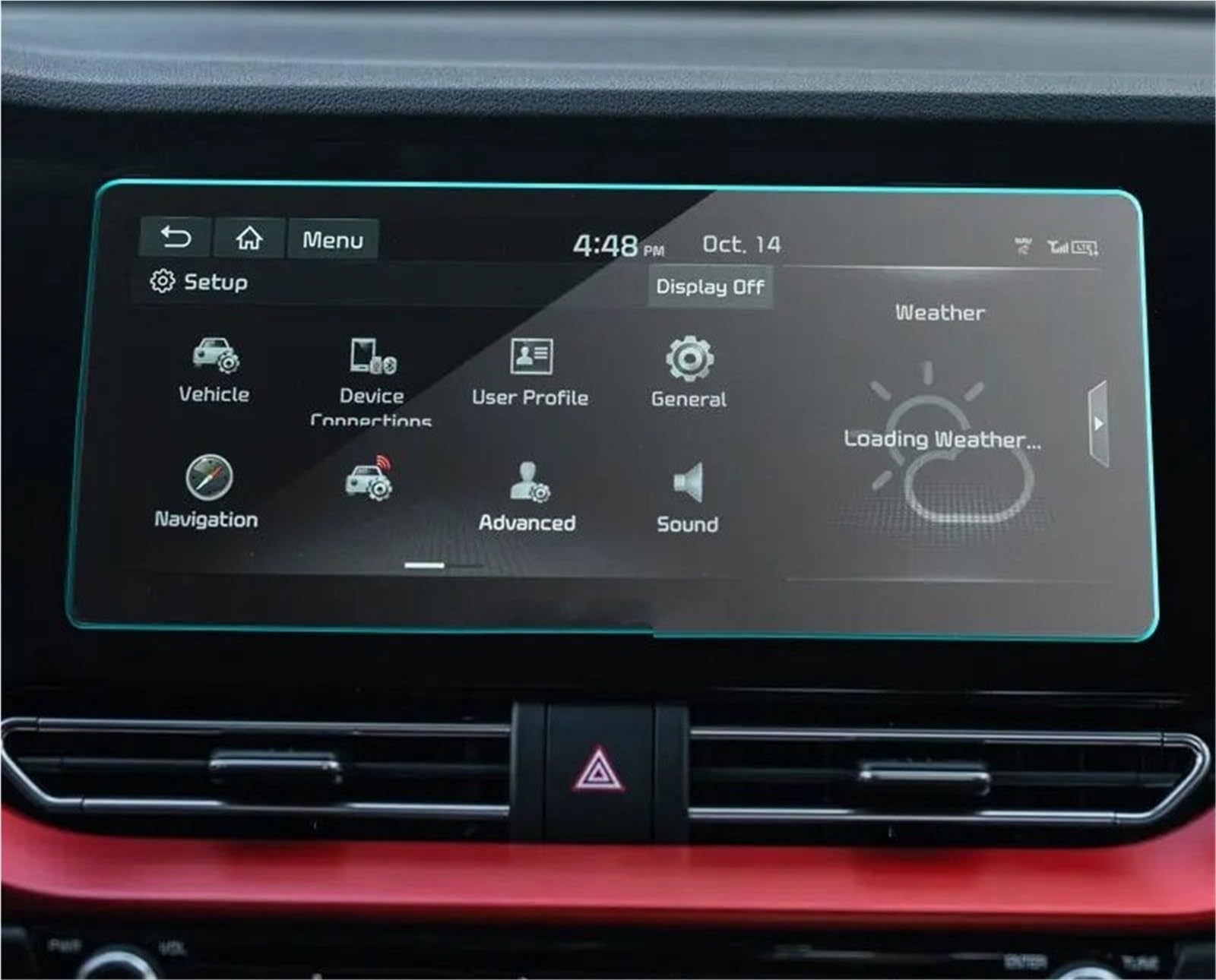 Displayschutzfolie Gehärtetem Glas Bildschirm Stahl Schutz Film Für Kia Für NIRO 2020 2021 10,25 Zoll Auto GPS Navigation Navigation Displayschutz von Wnfmjqe