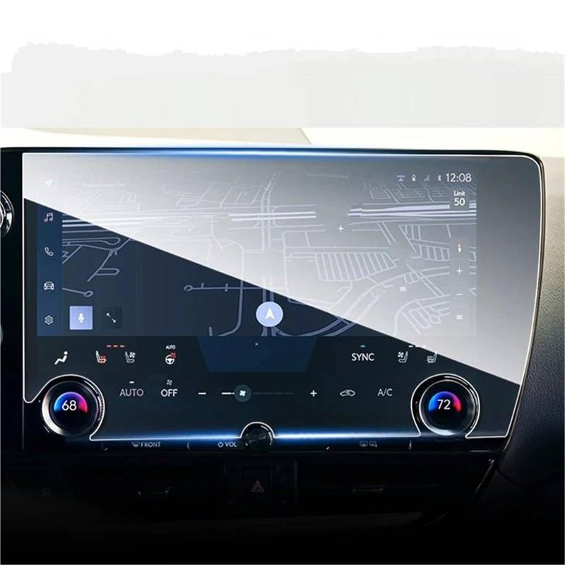 Displayschutzfolie Gehärtetem Glas Film Protecto Für Lexus NX 250 NX 350 NX 350h NX 450h 2022 2023 Auto Navigation Bildschirm Auto Innen Zubehör Navigation Displayschutz(14INCH) von Wnfmjqe