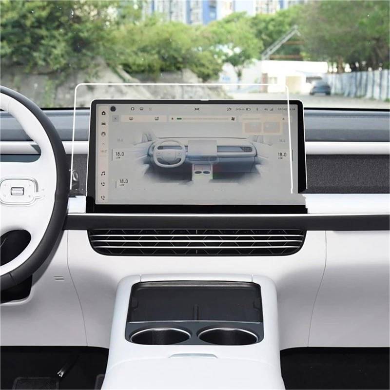 Displayschutzfolie Gehärtetem Glas Schutz Film Für Xpeng G6 2023 2024 Auto GPS Radio Navigation Lcdscreen Anti-Scratch Zubehör Navigation Displayschutz von Wnfmjqe