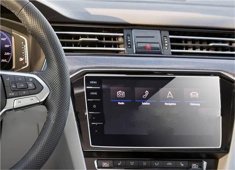 Displayschutzfolie Gehärtetem Glas Schutz Für VW Für Passat 2018 2019 2020 9,2 Zoll Auto Navigation Display Bildschirm Auto Innen Schützen Navigation Displayschutz von Wnfmjqe